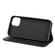 iPhone 13 mini Skin Feel Splicing Leather Phone Case  - Black