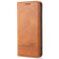 iPhone 13 mini AZNS Magnetic Calf Texture Horizontal Flip Leather Case with Card Slots & Holder & Wallet  - Light Brown