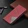 iPhone 13 mini Rhombus Texture Horizontal Flip Magnetic Leather Case with Holder & Card Slots  - Red