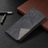 iPhone 13 mini Rhombus Texture Horizontal Flip Magnetic Leather Case with Holder & Card Slots  - Black