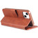 iPhone 13 mini AZNS Calf Texture Horizontal Flip Leather Case with Holder & Card Slots & Wallet & Photo Frame  - Brown