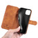 iPhone 13 mini DG.MING Retro Oil Side Horizontal Flip Leather Case with Holder & Card Slots & Wallet  - Brown