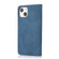 iPhone 13 mini Strong Magnetic Crazy Horse Texture Horizontal Flip Leather Case with Holder & Card Slots & Wallet  - Blue