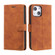 iPhone 13 mini Skin Feel Anti-theft Brush Horizontal Flip Leather Phone Case iPhone13 mini - Brown