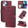 iPhone 13 mini Skin Feel Anti-theft Brush Horizontal Flip Leather Phone Case iPhone13 mini - Red