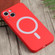 iPhone 13 mini Liquid Silicone Shockproof Magsafe Case  - Red