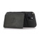 iPhone 13 mini Calf Texture Magnetic Card Bag PU Shockproof Case with Holder & Card Slot  - Black
