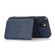 iPhone 13 mini Calf Texture Magnetic Card Bag PU Shockproof Case with Holder & Card Slot  - Blue