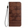 iPhone 13 mini Football Texture Magnetic Leather Flip Phone Case  - Brown