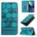 iPhone 13 mini Football Texture Magnetic Leather Flip Phone Case  - Light Blue