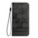 iPhone 13 mini Football Texture Magnetic Leather Flip Phone Case  - Black