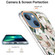 iPhone 13 mini Ring IMD Flowers TPU Phone Case  - Green Gardenia