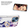 iPhone 13 mini Ring IMD Flowers TPU Phone Case  - Purple Begonia