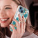 iPhone 13 mini Ring IMD Flowers TPU Phone Case  - Blue Rose