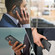 iPhone 13 mini Carbon Fiber Texture PC + TPU Shockproof Phone Case  / 12 mini - Black