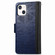 iPhone 13 mini Grid Leather Flip Phone Case  - Blue