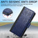 iPhone 13 mini Grid Leather Flip Phone Case  - Blue