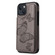 iPhone 13 mini Butterfly Embossing Pattern Shockproof Phone Case  - Gray