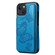 iPhone 13 mini Butterfly Embossing Pattern Shockproof Phone Case  - Blue