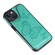 iPhone 13 mini Butterfly Embossing Pattern Shockproof Phone Case  - Green