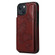 iPhone 13 mini Butterfly Embossing Pattern Shockproof Phone Case  - Brown