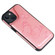 iPhone 13 mini Butterfly Embossing Pattern Shockproof Phone Case  - Rose Gold