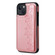 iPhone 13 mini Six Cats Embossing Pattern Shockproof Phone Case  - Rose Gold