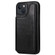 iPhone 13 mini Cat Tree Embossing Pattern Shockproof Phone Case  - Black