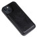 iPhone 13 mini Cat Tree Embossing Pattern Shockproof Phone Case  - Black