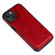iPhone 13 mini Butterfly Embossing Pattern Shockproof Phone Case  - Red