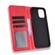 iPhone 13 mini Magnetic Buckle Retro Pattern Horizontal Flip Leather Case with Holder & Card Slot & Wallet  - Red