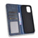 iPhone 13 mini Magnetic Buckle Retro Pattern Horizontal Flip Leather Case with Holder & Card Slot & Wallet  - Blue