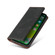 iPhone 13 mini Simple Suction Closure Horizontal Flip Leather Case with Holder & Card Slot & Wallet  - Black