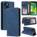 iPhone 13 mini Simple Suction Closure Horizontal Flip Leather Case with Holder & Card Slot & Wallet  - Blue