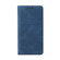iPhone 13 mini Simple Suction Closure Horizontal Flip Leather Case with Holder & Card Slot & Wallet  - Blue