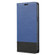 iPhone 13 mini Cross Texture Magnetic Horizontal Flip Leather Case with Card Slots & Holder & Wallet  - Blue