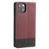 iPhone 13 mini Cross Texture Magnetic Horizontal Flip Leather Case with Card Slots & Holder & Wallet  - Wine Red