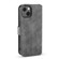 iPhone 13 mini DG.MING Retro Oil Side Horizontal Flip Leather Case with Holder & Card Slots & Wallet  - Grey