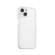 iPhone 13 mini Skin Feel Frosted PC + TPU Shockproof Case with Color Button  - White