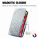 iPhone 13 mini  Blooming Mandala Embossed Pattern Magnetic Horizontal Flip Leather Case with Holder & Card Slots & Wallet - Grey