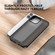 iPhone 13 mini iPAKY Magic Shadow Series TPU + PC Shockproof Protective Case  - Black