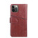 iPhone 13 mini Geometric Stitching Horizontal Flip TPU + PU Leather Case with Holder & Card Slots & Wallet  - Dark Brown