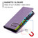 iPhone 13 mini TTUDRCH RFID Retro Texture Magnetic Leather Phone Case - Purple