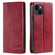 iPhone 13 mini TTUDRCH RFID Retro Texture Magnetic Leather Phone Case - Red