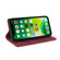 iPhone 13 mini Skin Feel Anti-theft Brush Horizontal Flip Leather Case with Holder & Card Slots & Wallet  - Wine Red