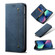 iPhone 13 mini Denim Texture Casual Style Horizontal Flip Leather Case with Holder & Card Slots & Wallet  - Blue