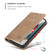 iPhone 13 mini CaseMe-013 Multifunctional Retro Frosted Horizontal Flip Leather Case with Card Slot & Holder & Wallet  - Brown