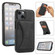 iPhone 13 mini Ultra-thin Shockproof Protective Case with Holder & Metal Magnetic Function  - Black