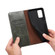 iPhone 13 mini Simple Wax Crazy Horse Texture Horizontal Flip Leather Case with Card Slots & Wallet  - Dark Green