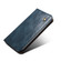 iPhone 13 mini Simple Wax Crazy Horse Texture Horizontal Flip Leather Case with Card Slots & Wallet  - Navy Blue